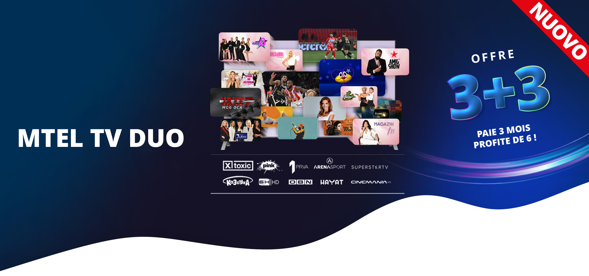 MTEL TV DUO 3+3