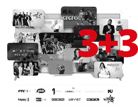 MTEL TV DUO TV 3+3