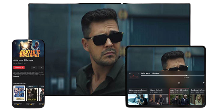 MTEL MOVE auf TV, Tablet und Smartphone