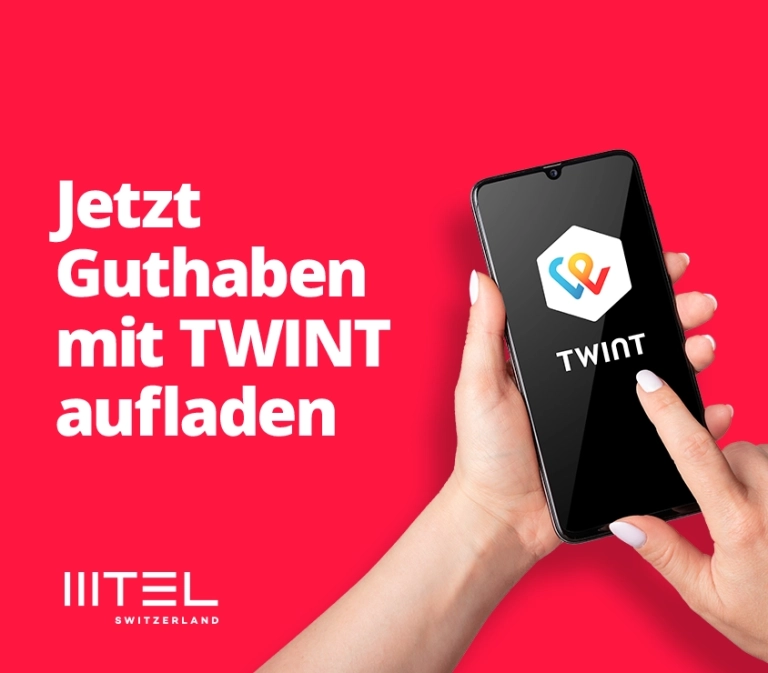 MTEL Guthaben jetzt einfach mit TWINT aufladen
