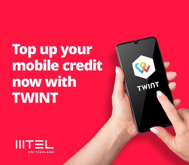 Easily top up your MTEL credit with TWINT